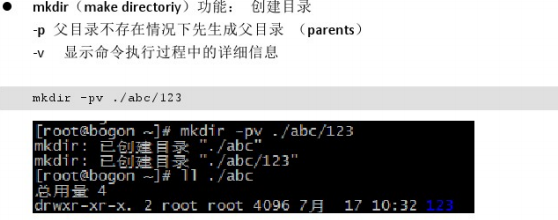增加目录操作（增）